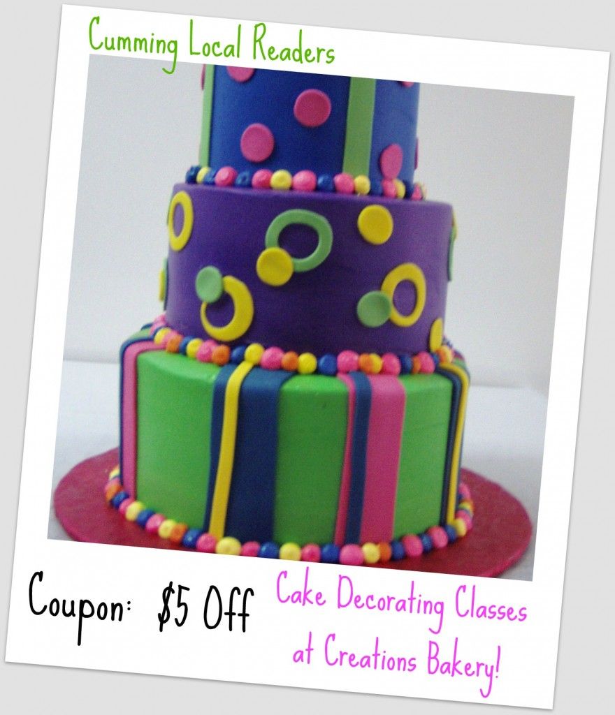 coupon to creations bakery