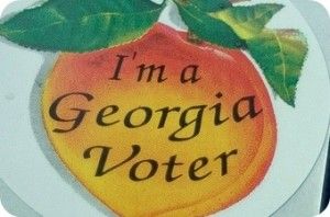 GA voter sticker
