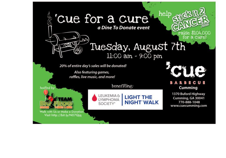 cue for a cure cue for a cure