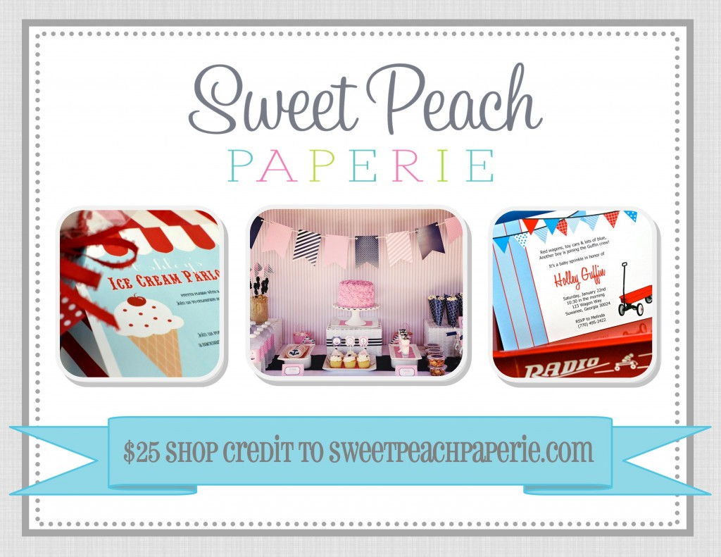 Sweet Peach Paperie Giveaway Sweet Peach Paperie Giveaway