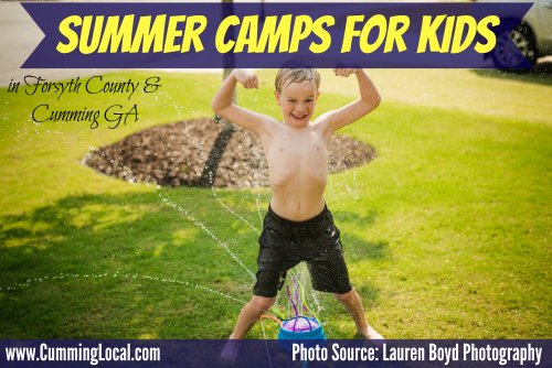 2017 Summer Camps in Forsyth County & Cumming GA