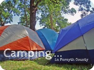 Camping in Forsyth County