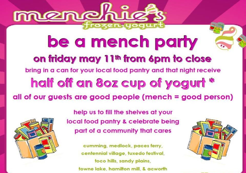 Be a Mench:  It's a Party