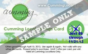 cumming weekend savings local card forsyth