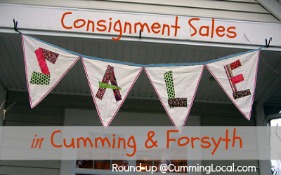 consignment sales in cumming and forsyth