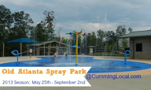 Old Atlanta Spray Park in Forsyth County 2013 Season