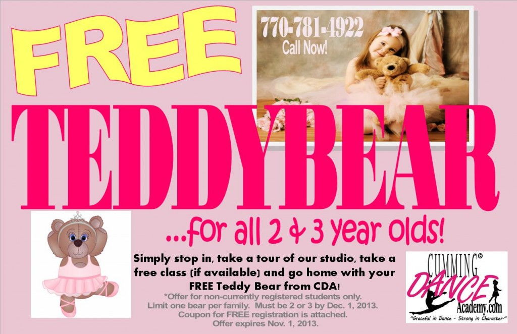 Free Teddybear Promo 2013