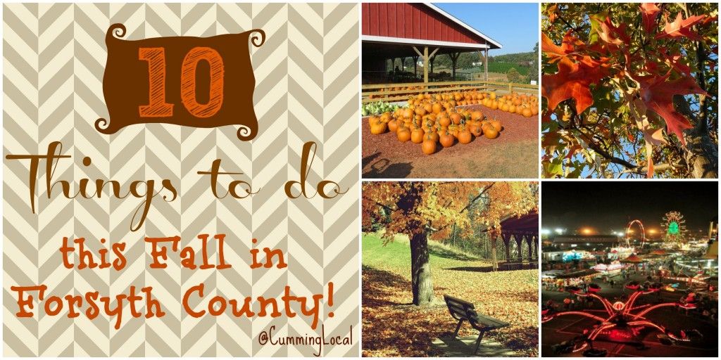 10 Things to do this Fall in Forsyth County