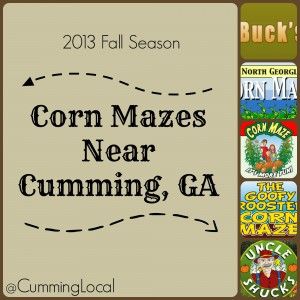 Corn Mazes Near Cumming GA