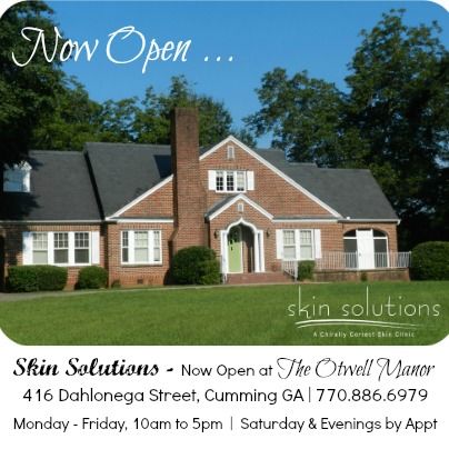Skin Solutions in Cumming GA now at The Otwell Manor