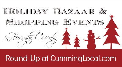 Holiday Shopping in Forsyth County:  Craft Fairs, Bazaars & More