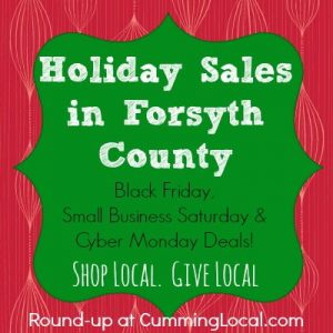 Holiday Sales in Forsyth County