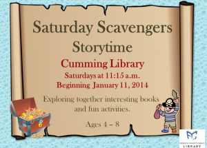 Saturday Scavengers Storytime