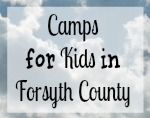 Camps for Kids in Forsyth County