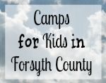 Camps for Kids in Forsyth County