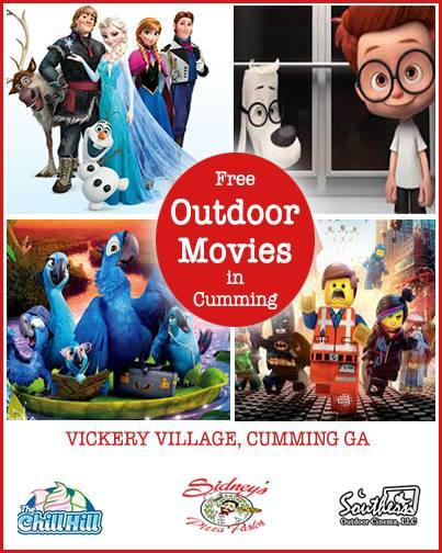 Outdoor Summer Movies in Cumming GA, Forsyth County