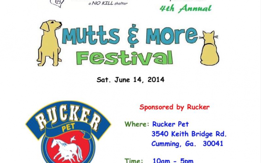 Mutts & More Festival in Forsyth County 2014