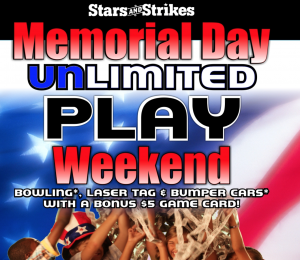 Memorial Day at Stars and Strikes