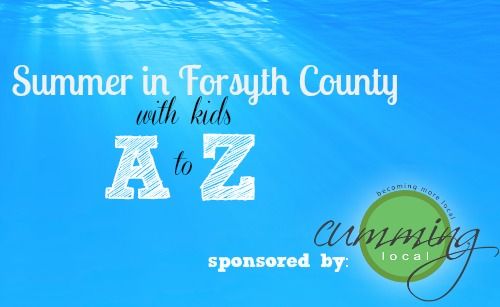summer fun  in forsyth county A to Z