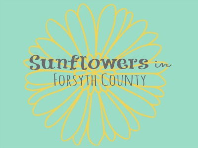 Sunflowers in Forsyth County
