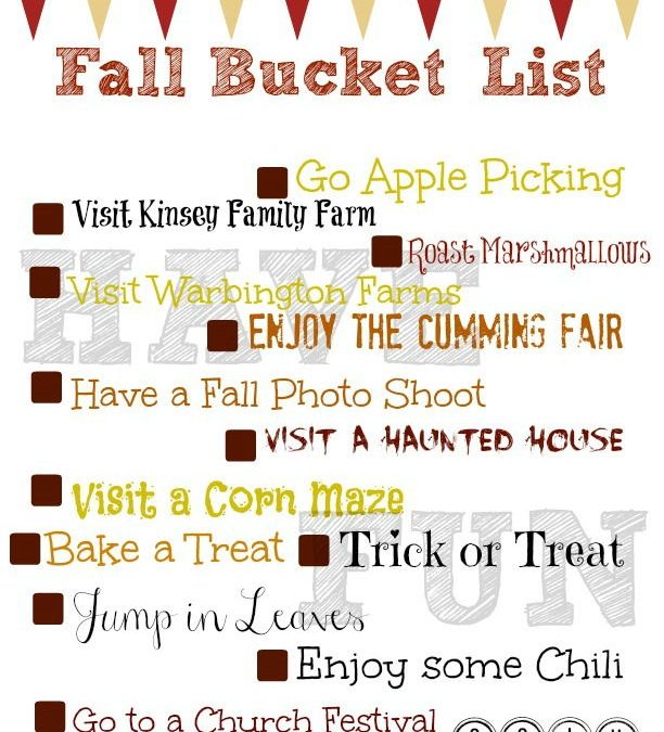 Things to Do in Cumming GA Fall 2014