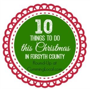 Christmas Activities in Forsyth County