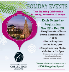 holiday events at the collection forsython