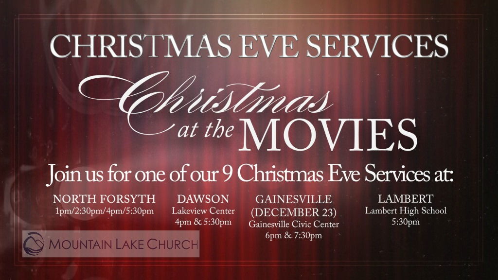 Christmas Eve Services at Mountain Lake Church