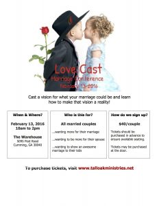 Love Cast Event Flyer