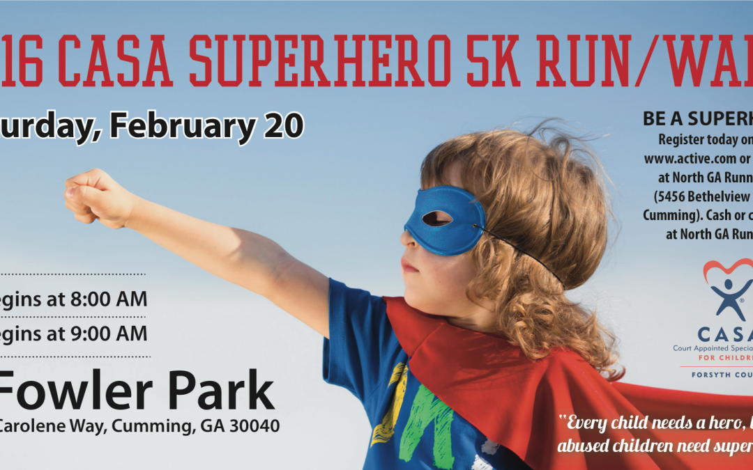 8th Annual CASA Superhero Run in Forsyth County