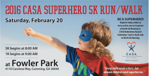 8th Annual CASA Superhero Run in Forsyth County
