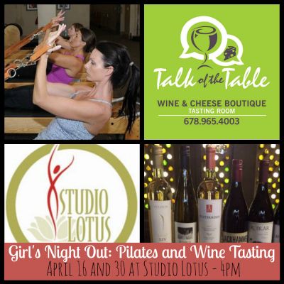 Sponsor Spotlight – Girl's Night Out at Studio Lotus Forsyth with Talk of the Table