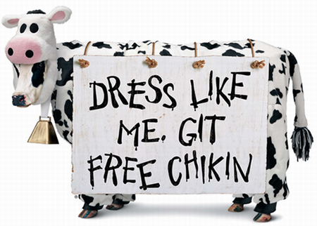 Cow Appreciation Day at Chick-fil-A