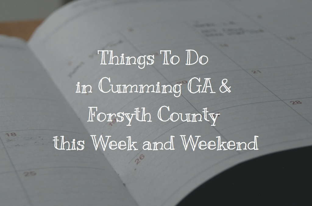 Things to Do in Cumming GA This Week of October 24