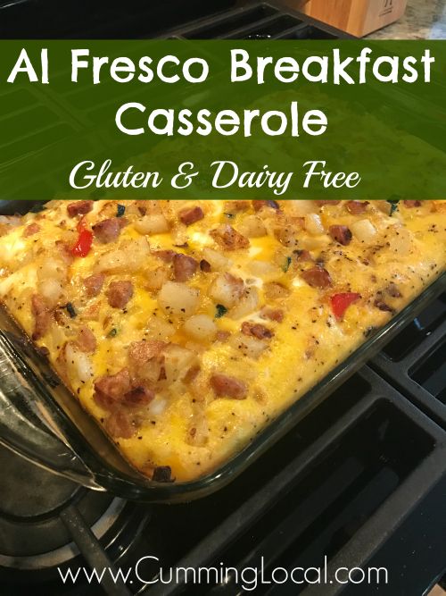 Al Fresco Breakfast Casserole {Gluten & Dairy Free}