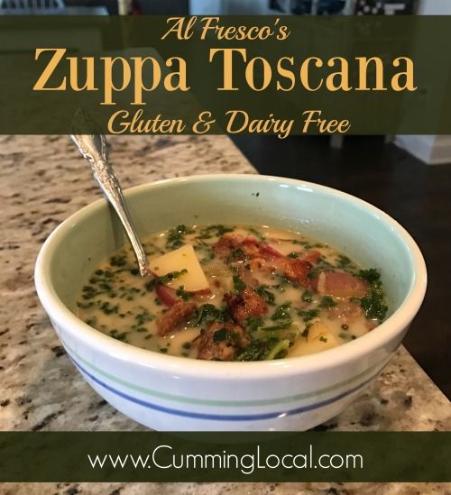 Al Fresco's Dairy & Gluten Free Zuppa Toscana