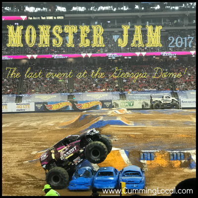 Review of Monster Jam 2017 {The Last Event at GA Dome}