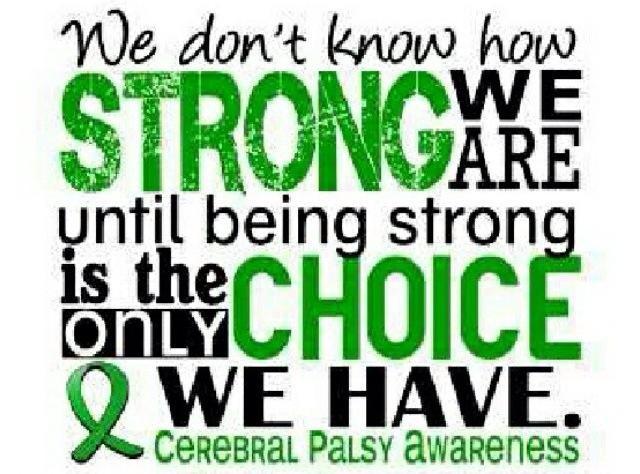 Cerebral Palsy Awareness Month