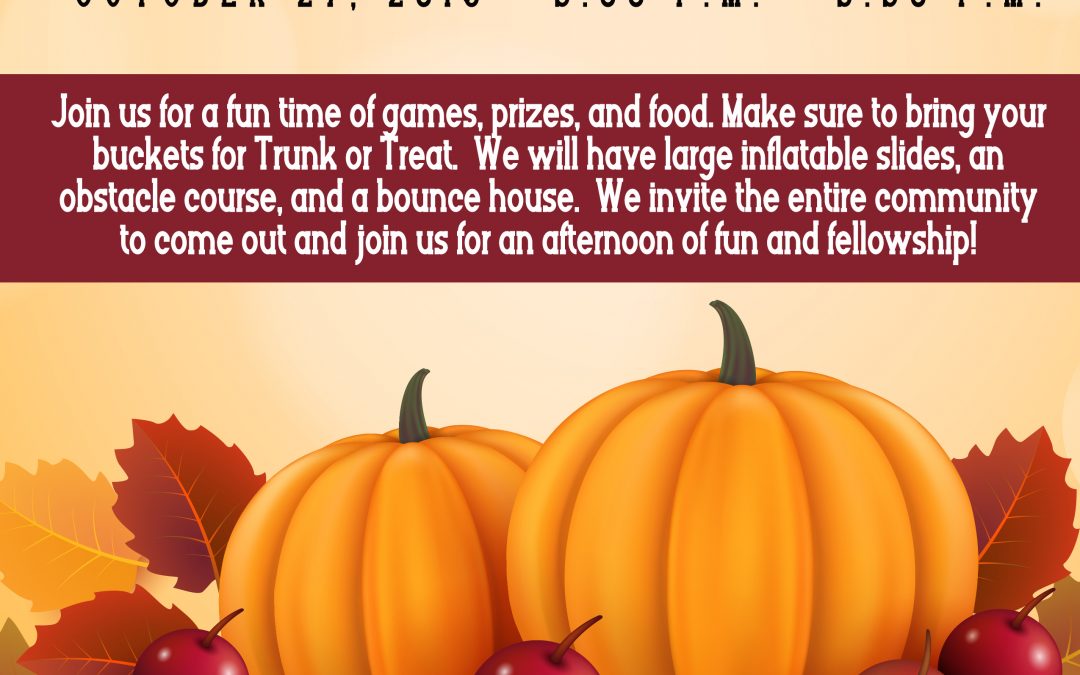 Trunk or Treat and Fall Festival