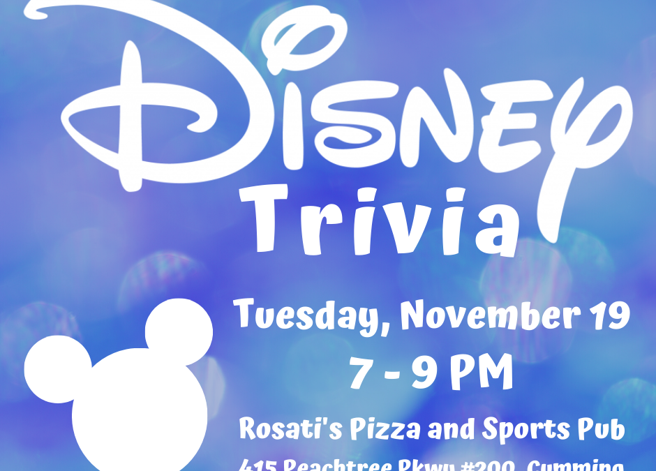 Disney Trivia (benefiting Literacy Forsyth)