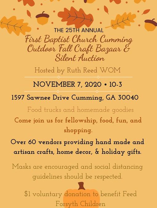 Outdoor Fall Craft Bazaar and Silent Auction