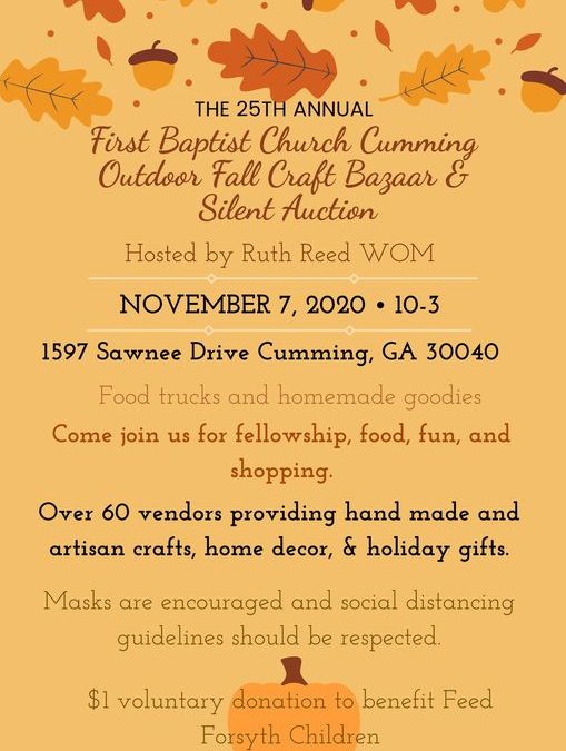Outdoor Fall Craft Bazaar and Silent Auction