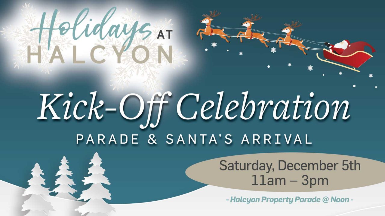 Holiday Kickoff and Parade and Santa Arrival at Halcyon 12/5 Cumming