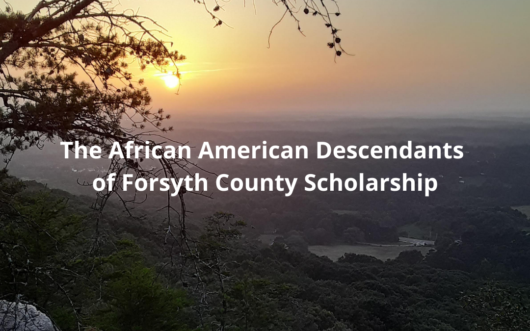 The Launch of the African American Descendants of Forsyth Scholarship